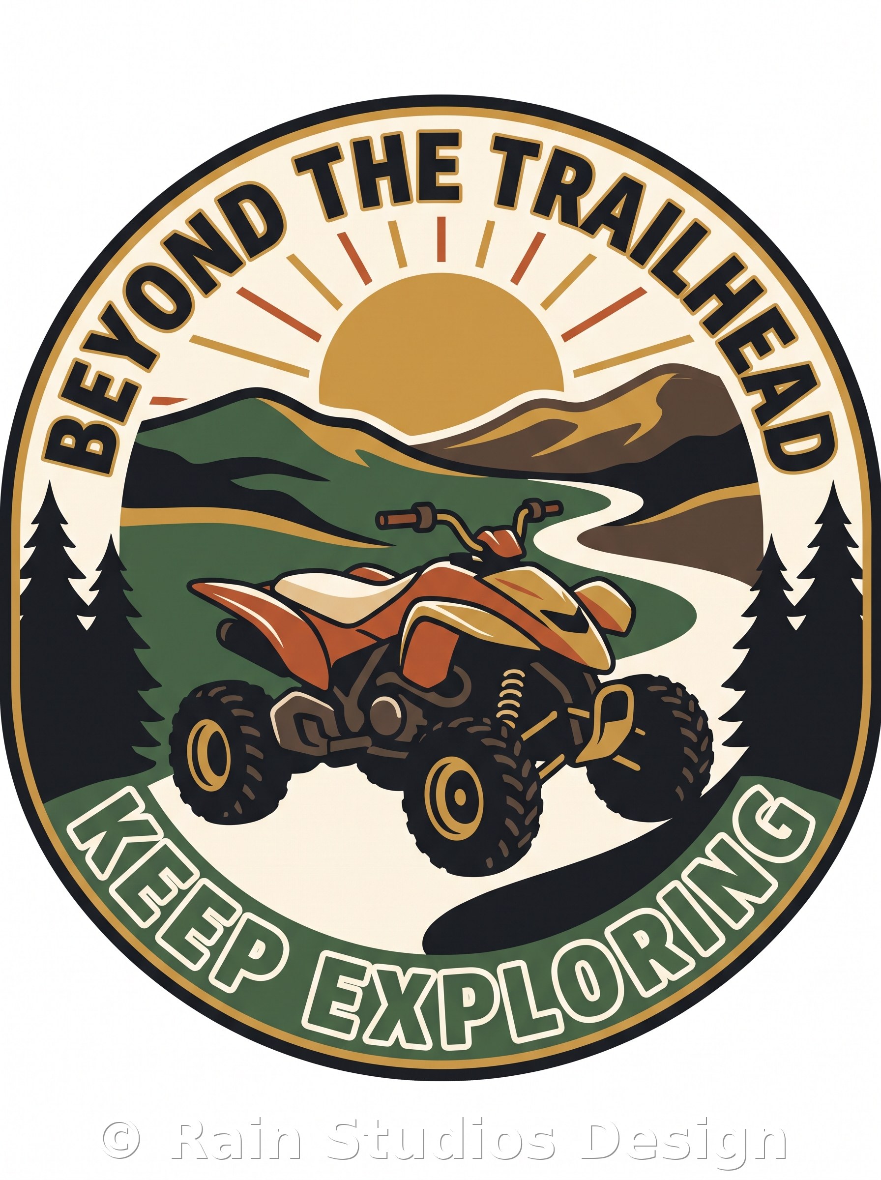 Atv Off-road Exploration I T-shirt design