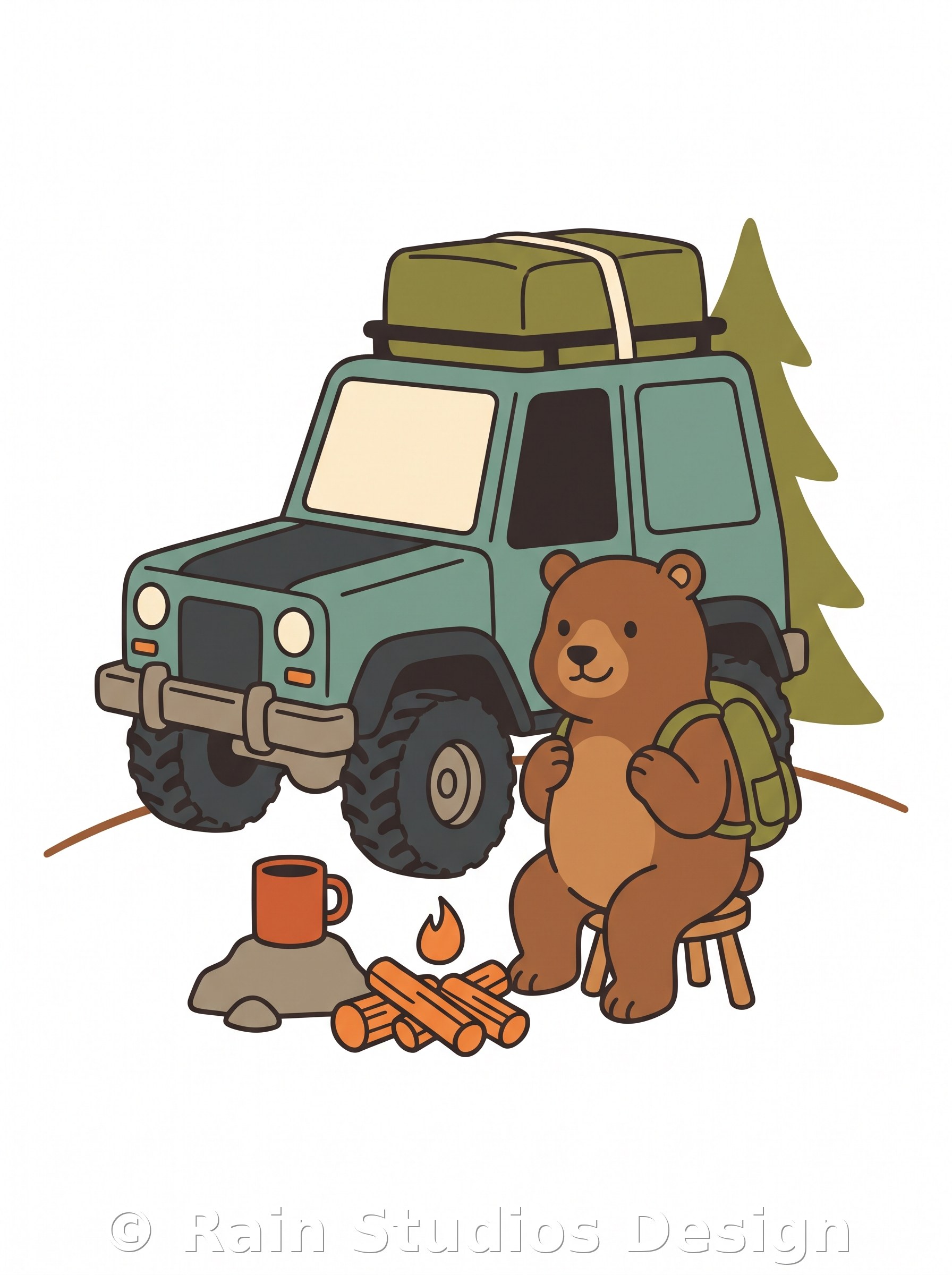 Bear Camping Vehicle