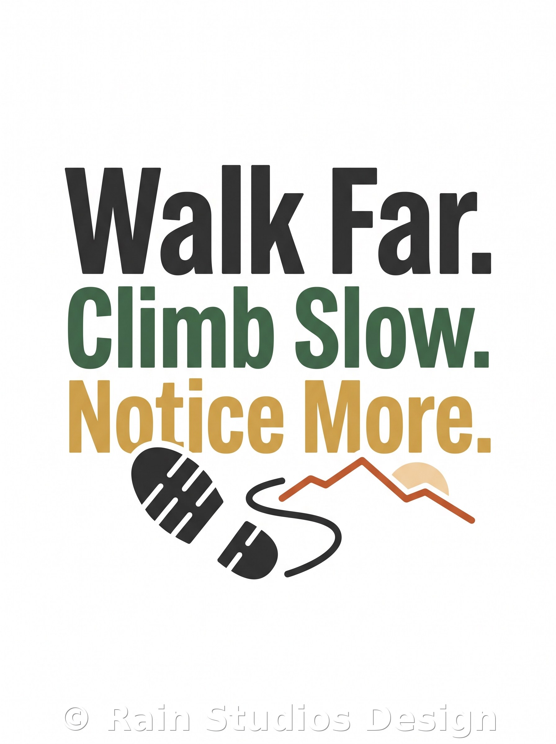 Create Hiking Typography Illustr T-shirt design