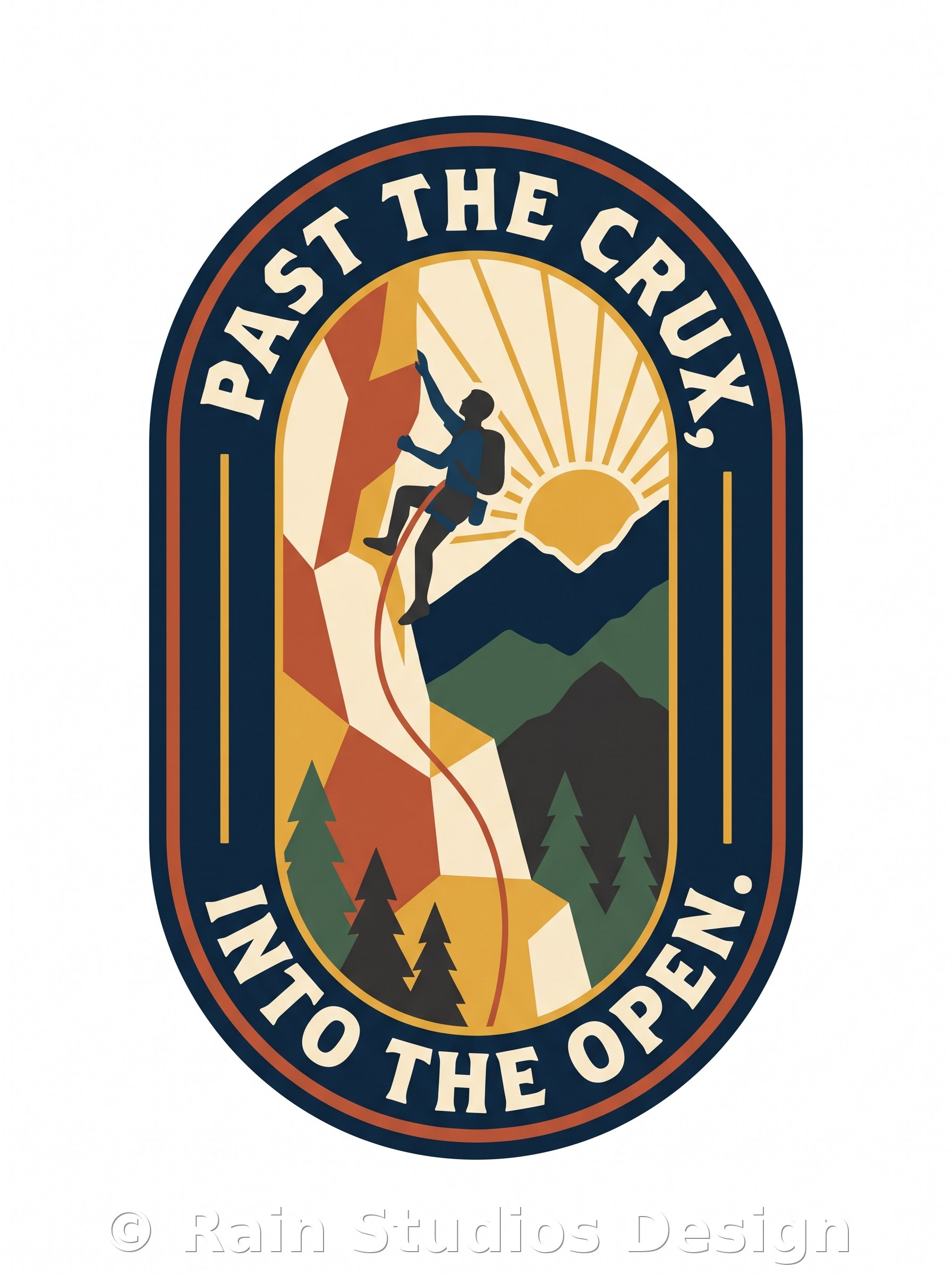 Rock Climbing T-shirt design